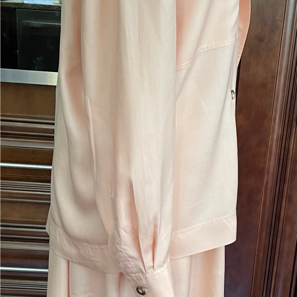 Eleanor P Brenner Women's Vintage 100% Silk Power Pink Jacket /Skirt 2 pc set - Picture 13 of 14